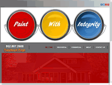 Tablet Screenshot of paintwithintegrity.com